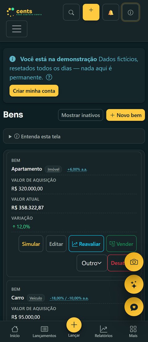 Patrimônio no celular
